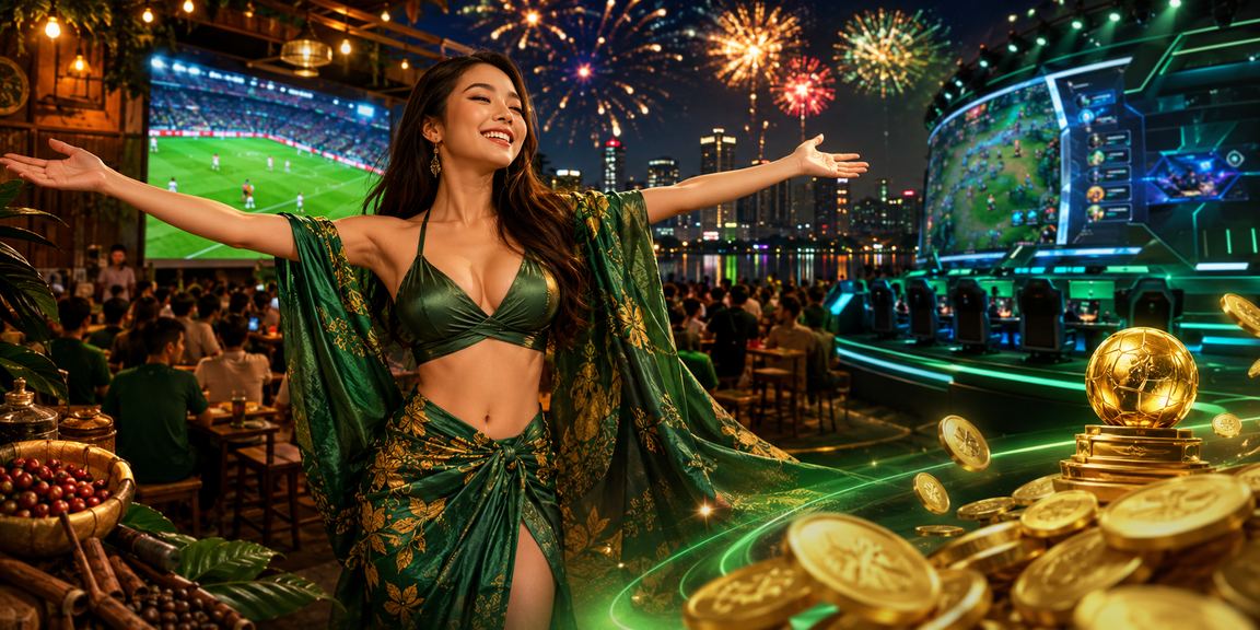 Người chơi esports VIP tại Hà Nội theo dõi kèo cược VALORANT trong quán cà phê buổi tối