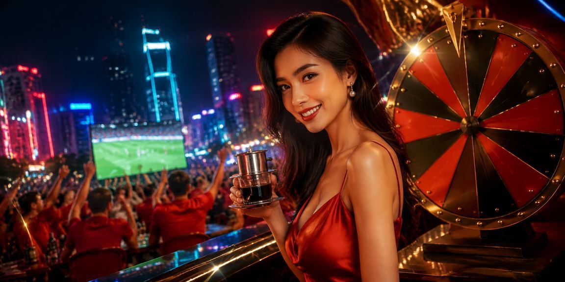 Người dùng Việt Nam xem kết quả bóng đá và theo dõi kèo cược trong quán cà phê tại TP. Hồ Chí Minh