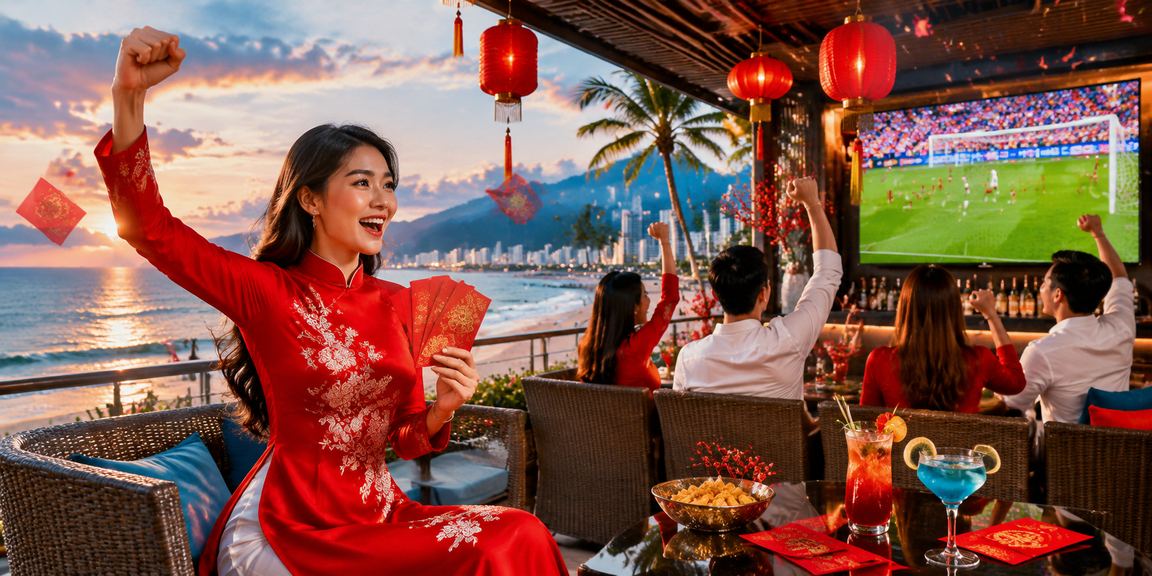 Phong bì đỏ may mắn và ưu đãi khuyến mãi tại Nha Trang dịp lễ hội