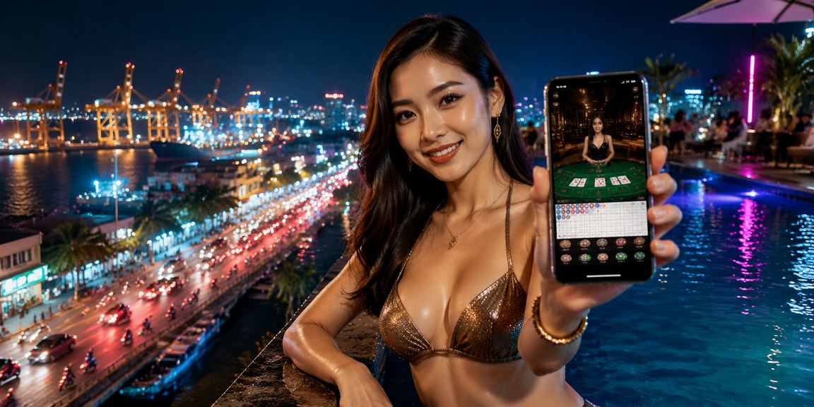 Toàn cảnh không gian casino và cá cược thể thao Việt Nam với màn hình hiển thị tỷ lệ kèo trực tiếp